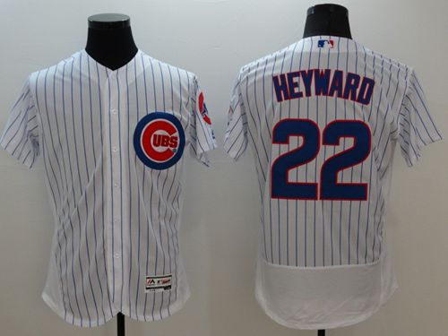 Cubs #22 Jason Heyward White Flexbase Authentic Collection Stitched MLB Jersey - Click Image to Close